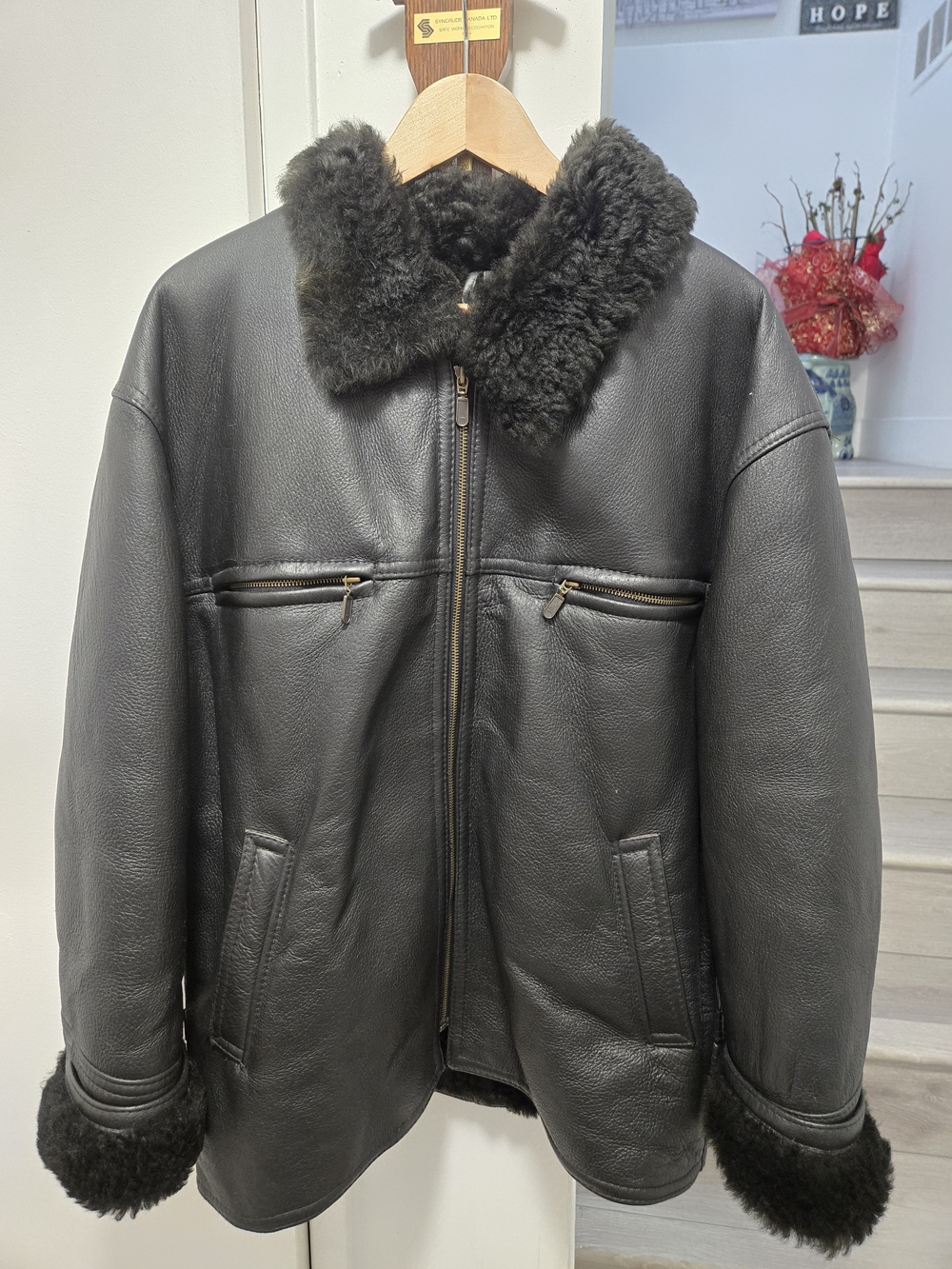 Vintage England Made 🇬🇧 Shearling Coat/jacket Size XL-XXL